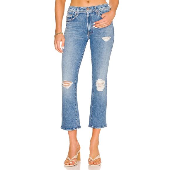 Mother Denim The Inside Ankle Bloom and Doom Jeans